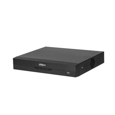 Dahua xvr5104hs-i3 - dvr de 5mp lite con wizsense. soporta 4 canales + 2 ip o hasta 6 canales ip. reconocimiento facial y protección perimetral en 1 canal, incluye sdm plus, codificación h.265+, y funciones para iot & pos 1 puerto sata