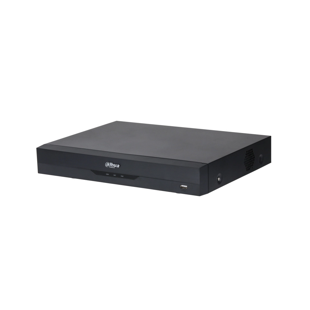 Dahua xvr5116he-4kl-i3 - dvr 16 canales 4k con ia, wizsense, h.265+, 16 canales + 16 ip (32 ch máx.), reconocimiento facial, smd plus, protección perimetral, 16&3 e&s alarma, 1 puerto sata.