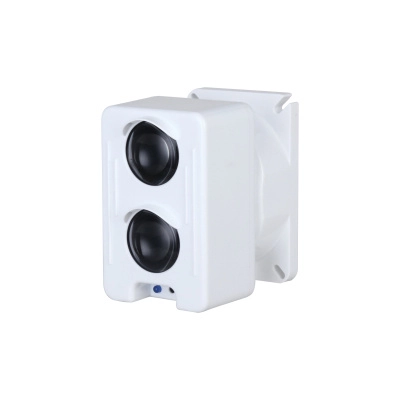 Dahua wisualarm dh-yj104 - detector de haz de luz con alcance de 5 a 100 metros y sensibilidad de 1.8 db, 24v dc (36v a 18v), diseñado principalmente para detectar humo,