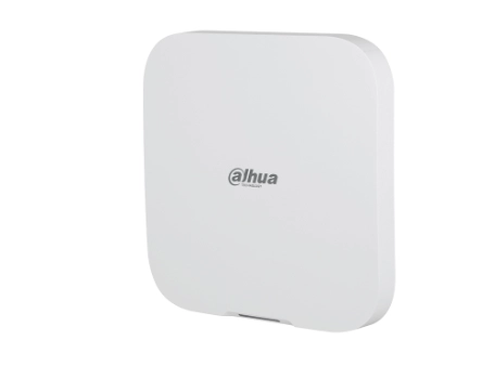Dahua arc3800h-w2 - panel de alarma inalámbrico hub 2.0, comunicación wifi y ethernet, 150 dispositivos, soporta 8 cámaras ip, batería de respaldo, buzzer, led indicador, app dmss, frecuencia 433 mhz, tecnología airshield