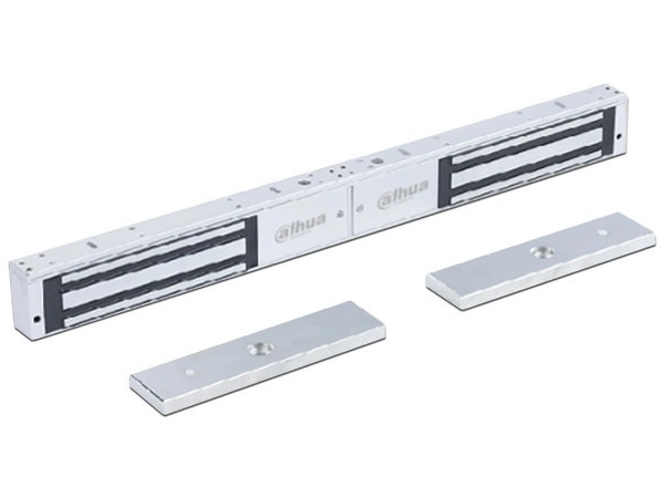 Dahua dhi-asf280b - contrachapa magnética doble inteligente soporta 280 kg 12 vdc o 24 vdc compatible con puertas de madera, metal y emergencia, así como con videoporteros y controles de acceso para mayor seguridad.