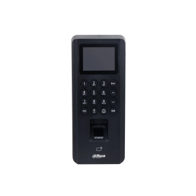 Dahua asi2212j-d - control de acceso de huella y tarjetas id (em) pantalla de 2.4 pulgadas comunicacion tcpip p2p soporte 5,000 usuarios tarjetas y passwords 3000 huellas 100,000 registros 128 periodos y dias festivos