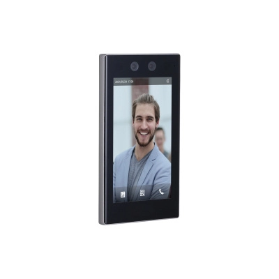 Dahua asi7213k-w - control de acceso y asistencia facial de 7 pulgadas wifi reconocimiento de .3 a 3 mts hasta 6 rostros al mismo tiempo 50,000 usuarios, 100,00 contraseñas soporta codigo qr reproducción de anuncios de video o imagen  para exterior