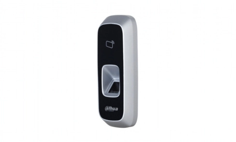 Dahua asr1102a-d(v3) - lectora de huella y tarjetas id 125 khz 3,000 huellas comunicación rs-485 reconocimiento de huella de 360 grados tiempo de respuesta <0.5 s   indicador de luz y sonido luz de fondo azul