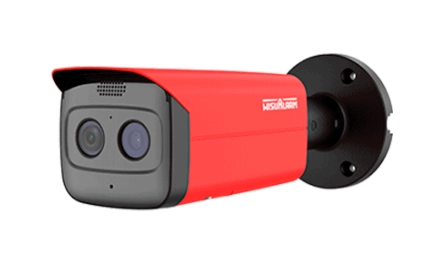 Dahua wisualarm hy-ft431lfp-cámara ip térmica detección de fuego de 4mpdetector vox de alta sensibilidad detección incendio, alarma de punto frio y caliente e&s de alarmaranura de microsd, micrófono,bocina 70dbip67