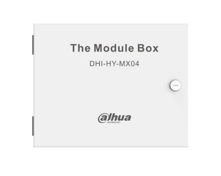Dahua wisualarm dhi-hy-mx04 - gabinete para modulos con conector en la estructura para fácil instalación soporta hasta 4 modulos