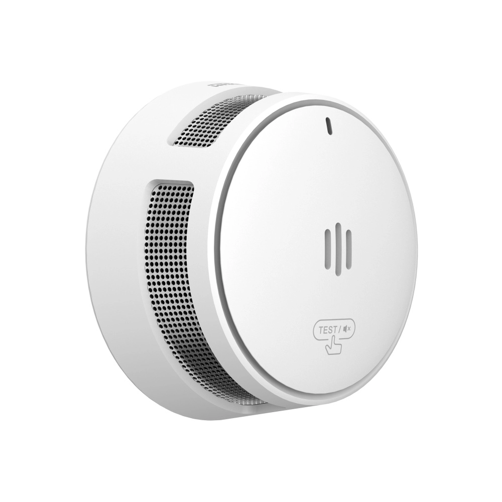 Dahua wisualarm dhi-hy-sa40a - detector de humo standalone (autonomo), sensor fotoeléctrico, sonido de alarma de 85db, batería sellada de hasta 10 años, alarma visual y audible, certificaciones tüv and ce,