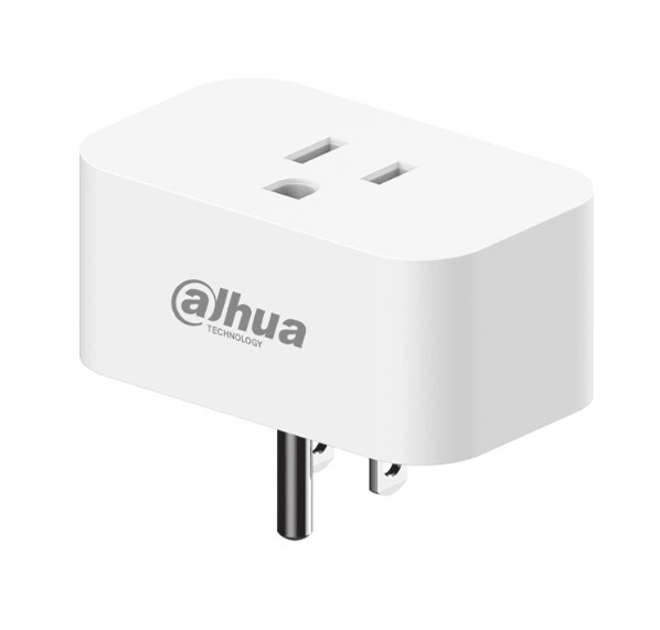 Dahua dhi-ics2-w2 - enchufe inteligente, automatización de encendido y apagado, led indicador, protege contra sobrecorriente, sobretensión y sobrecalentamiento, app dmss, frecuencia 433 mhz, tecnología airshield, compatible con hub 1.0 y hub 2.0