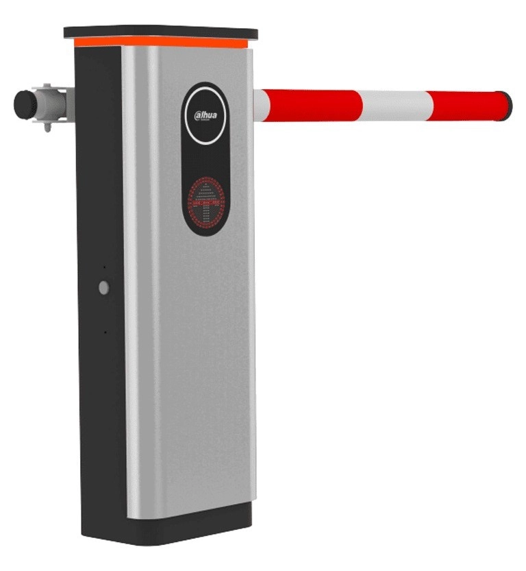 Dahua dhi-ipmecd-2067kit -barrera vehicular sin resortes para alto flujo, velocidad de 3 segundos, 6 millones de ciclos, con brazo cilíndrico de 4m sistema abatible anti-impacto, dirección ajustable