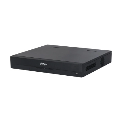 Dahua nvr4416-16p-ei - nvr de 8 mp 16 canales ip wizsense 4k con ia 16 puertos poe afat 4 bahias para discos duros 1 canal de reconocimiento facial por nvr 4 ch con smd plus soporta cámaras con ia 10 bases de datos de rostros