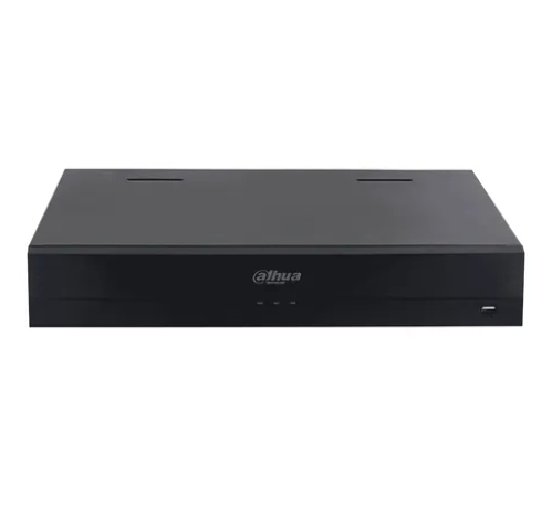 Dahua dhi-nvr5432-ei2 - nvr de 32 canales ip 8k acupick wizsense smarth.265+. rendimiento de 448 mbps 4 bahías para discos duros ia avanzada detección y reconocimiento facial anpr smd detección de epies de alarma y audio8k hdmi output