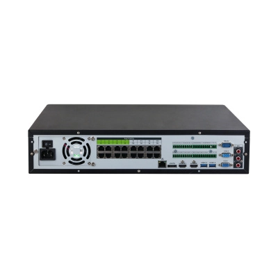 Dahua dhi-nvr5864-16p-ei2 - nvr de 64 canales ip 8k  acupick epoe raid 015610 448 mbps ia avanzada detección y reconocimiento de rostros, protección perimetral, smd plus anpr conteo de personas 2u 8k hdmi output