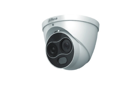 Dahua tpc-df1241-b2f2-dw-s8 -camara ip dual termica lente termico de 2mm (256×192)  lente visible de 2mm y 4 megapixeles eureka ia con detección de calor, fumadores, vehiculos y personas ir de 30 mts ip67alarma de audio microsd e&s de alarma