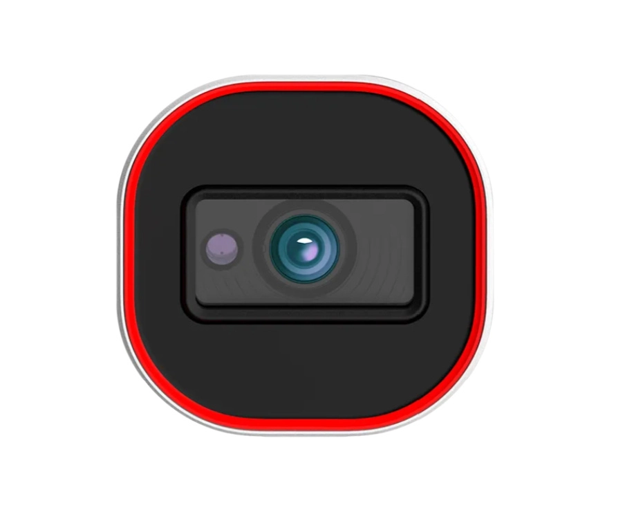 Cámara domo ip 8 mp - lente fijo 2.8-12 mm (96°-32°), ir hasta 40 mts, analitico dda basico, microfono integrado, check point, wdr, sd(256gb), poe, ip67