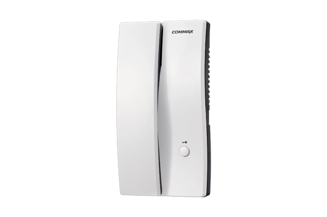 Commax dp2s - interfon para sistema de audio portero con botón de apertura de puerta, conexión de 2 hilos y alimentación 110 vca