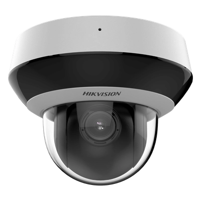Mini domo ptz ip  6 megapixel  zoom óptico 4x  ir exir 20 m (65.6 ft)  darkfighter  acusense  poe  ik10  ip66