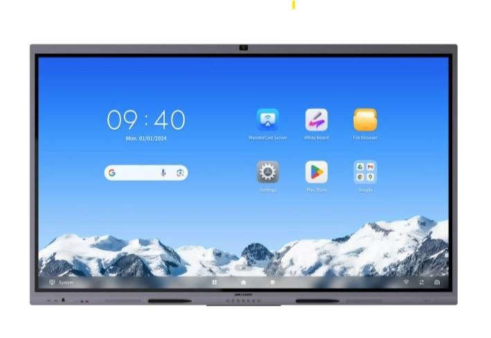 Pantalla interactiva touch de 75 pulgadas android 14  asistentes ia  google suite  resolución 4k  bocinas integradas  entradas hdmi