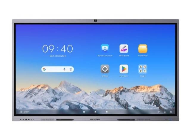 Pantalla interactiva touch de 98 pulgadas android 13  google suite cámara web 8 mp  resolución 4k  bocinas integradas  entradas hdmi