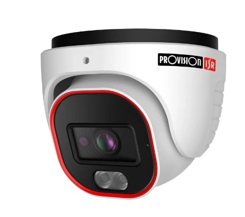 Camara s-sight  rainbow, domoturret, con led, lente 2.8mm, 2mp, poe, microfono, dda, ndaa, 24hrs color.