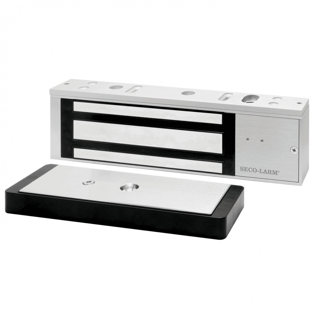 E941sa1k2dpsq - cerradura electromagnética de 1200 lb  led de estado  sensor de adherencia  sensor de posición de la puerta  1224 vdc  homologada ul