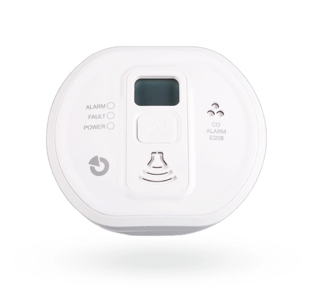 Detector autonomo de gas co con pantalla, sirve para detectar gas co (monoxido de carbono) y para advertir a tiempo sobre sus efectos dañosos a la salud humana. el detector esta certificado para ser instalado en los interiores de edificios, auto caravanas y barcos.