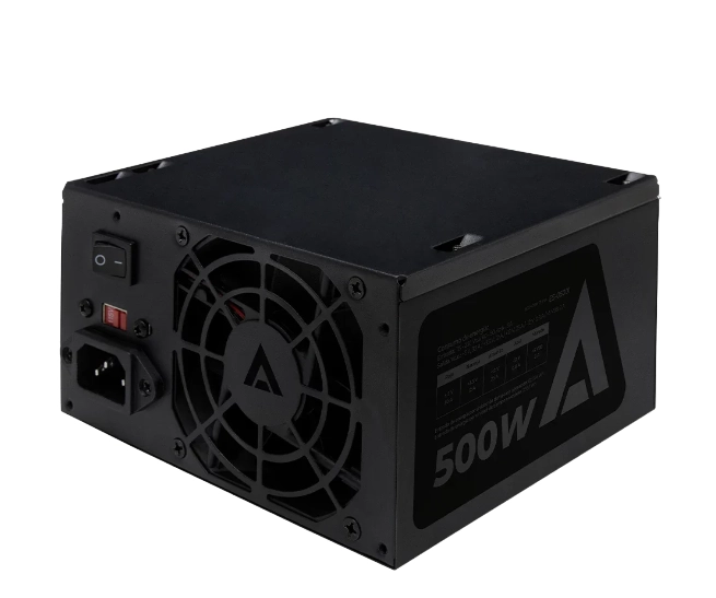 Fuente de poder acteck blazar ft500/ factor atx /500w / 24 pines 2 s-ata mas molex modelo r-500/ es-05001