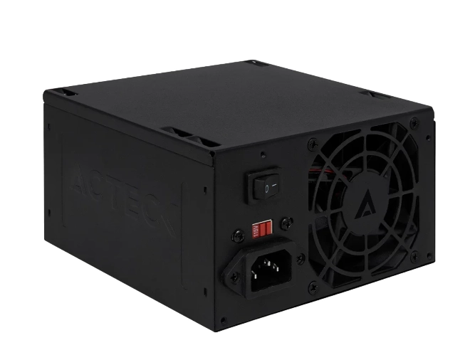 Fuente de poder acteck blazar ft500/ factor atx /500w / 24 pines 2 s-ata mas molex modelo r-500/ es-05001