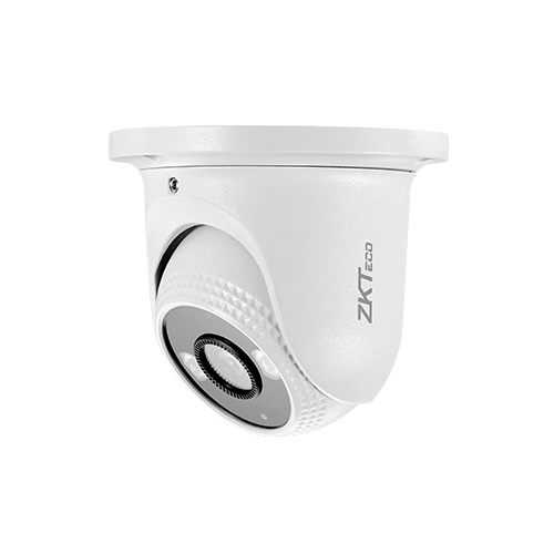 Zkteco es855p11cs7cmi- cámara ip domo full color 5 megapíxeles   compresión h.265  lente 2.8 mm  alcance ir 20mts  detección facial  micrófono integrado  onvif profile scarcasa metálica  poe   ip67  p2p