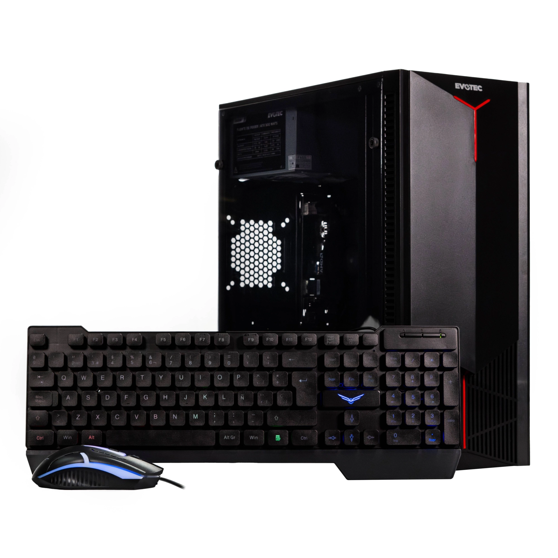 Computadora de escritorio evotec ev-i510t-vertec core i5 - 8gb, 240gb, win 11 pro prueba