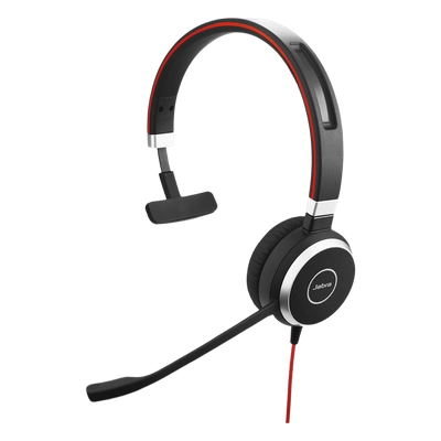 Diadema  auricular jabra evolve 40 mono  usb y 3.5mm  cancelación de ruido  indicador de ocupado (6393-823-109)