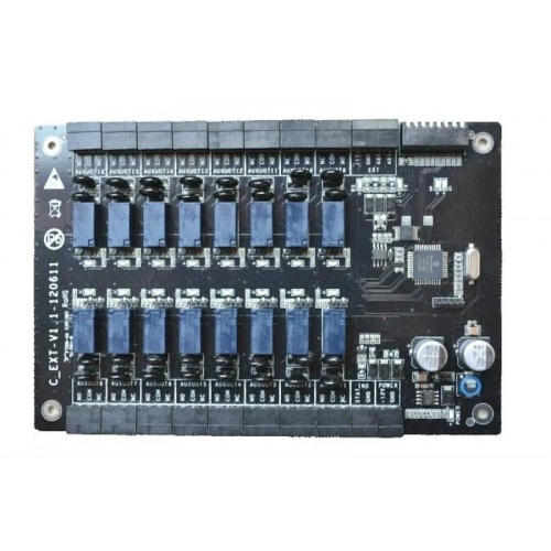 Zkteco ex16 - expansor para panel de control de elevadores  16 pisos adicionales  compatible con panel ec10 zkteco  conexion  rs485  no incluye fuente
