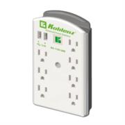 Supresor pared koblenz ss-1100 usb 100 joules 7 contactos/2 puertos usb 2.4a led