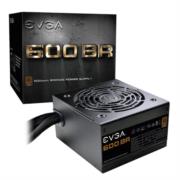 Fuente de poder evga br 600w 80 plus bronze atx 12v 24 pin fan 120mm negro