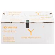 Tóner kyocera tk-5222y 1.2k páginas compatible p5021cdn/p5021cdw/m5521cdn/m5521cdw color amarillo