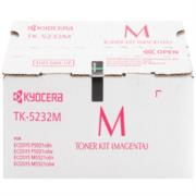 Tóner kyocera tk-5232m alta capacidad 2.2k páginas compatible p5021cdn/p5021cdw/m5521cdn/m5521cdw color magenta