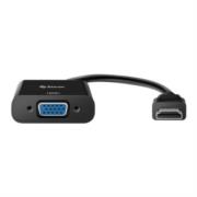 Convertidor steren hdmi a vga audio-video color negro