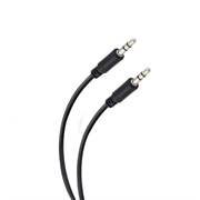 Cable steren audio auxiliar plug a plug 3.5mm 1.8m color negro