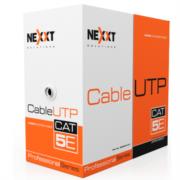 Cable nexxt solutions cat5e utp 100mhz 4p cm 305m 24awg gris