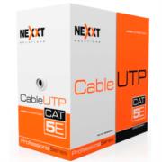 Cable nexxt solutions cat5e utp 100mhz 4p cm 305m 24awg negro