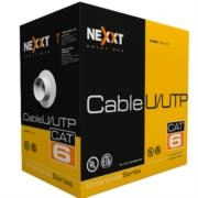 Cable nexxt solutions enterprise cat6 utp 4p 23awg cm 305m gris