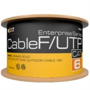 Cable nexxt solutions enterprise cat6 f/utp 4p 23awg cmx exterior 305m negro