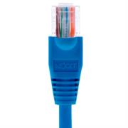 Cable de conexión red nexxt solutions cat5e 100 mhz 90cm 24 awg color azul