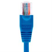 Cable de conexión red nexxt solutions cat5e 100 mhz 4.27m 24 awg color azul