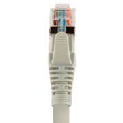 Cable de conexión red nexxt solutions cat6a 2.1m s/ftp lszh color gris