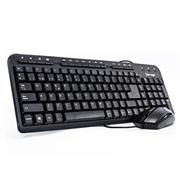 Kit vorago teclado y mouse km-105 alambrico multimedia usb