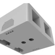 Caja de montaje nexxt solutions vacía para insertar módulo rj45 montaje en pared 2 puerto blanco