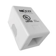 Caja de montaje nexxt solutions superficial 1 puerto rj45 cat5e blanco