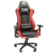 Silla gamer primus thronos 100t soporta hasta 120kg ajustable en 2 direcciones con ruedas giratorias color rojo