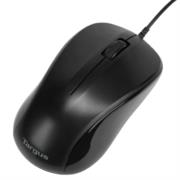 Mouse targus óptico alámbrico usb 3 botones color negro