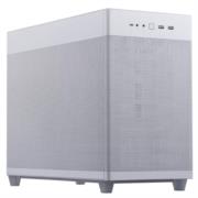 Gabinete asus prime ap201 mini torre minimalista mini itx micro atx 1xfan color blanco